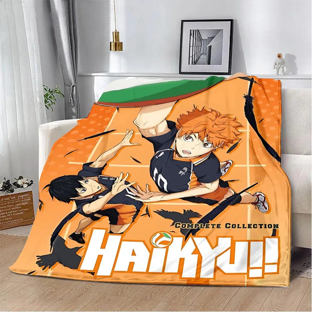 Japan Anime Haikyuu Printed Blanket Picnic Blankets Warm Blanket Soft and Comfortable Blanket Home Travel Birthday Gift