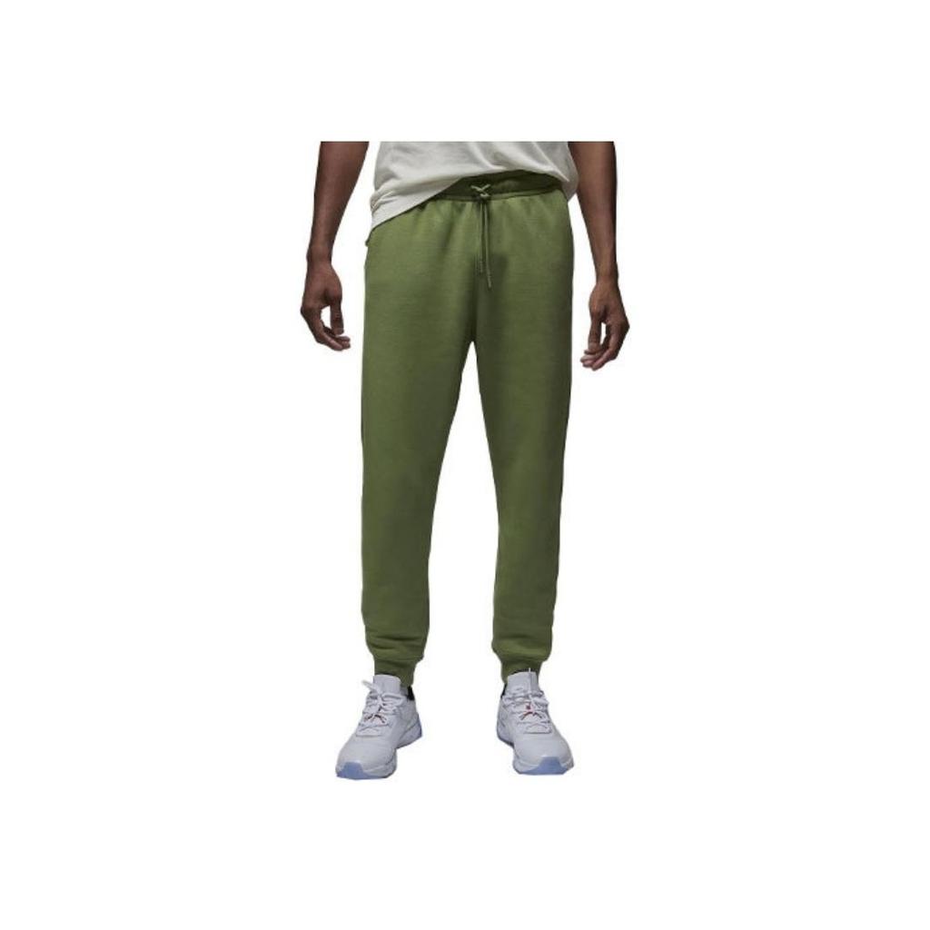 Jordan Essentials Solid Color Logo Joggers Men Bottoms Light-Olive FJ7779-340