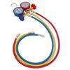 AC Diagnostic Manifold Gauge R22 R12 R404 R134 Double Head Anti Shock Vacuum Pressure AC Gauge Set