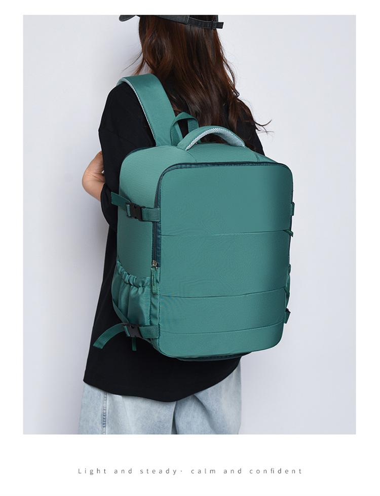 Schoolbag Business Commuter Large Capacity Backpack Lightweight Waterproof Business Trip Computer Backpack Multi-Pocket Versatile Leisure Bag