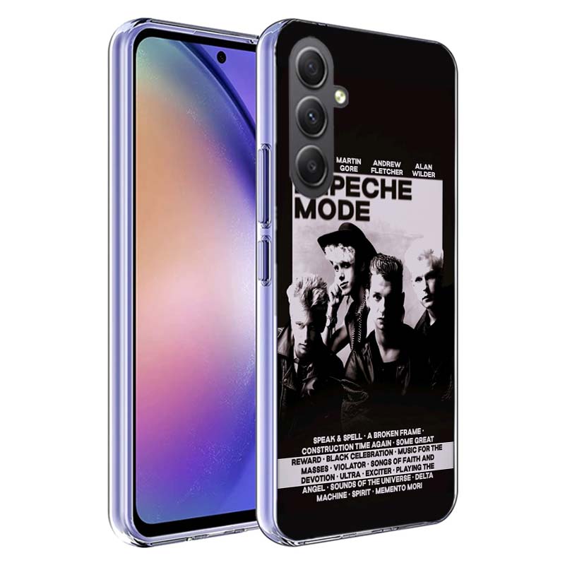 Rock Band Depeches Modes Phone Case for Samsung A17 A37 A57 A07 A16 A26 A36 A56 A06 A02S A12 A22 A32 A52S A04S A14 A24 A34 A54 A