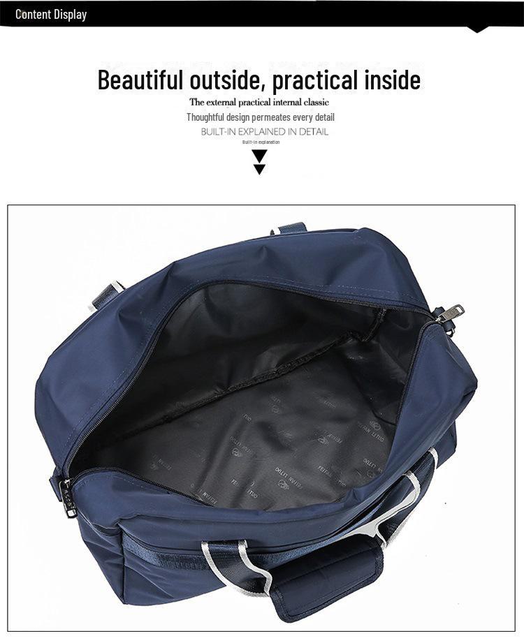 Portable Travel Shoulder Bag & Short-Distance Trolley Luggage