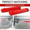 2PCS Car Door Red Reflector Panel, Compatible with Chevrolet GMC Yukon 2003-2007, Rear Left Driver and Right Passenger Side Door Interior Reflector,