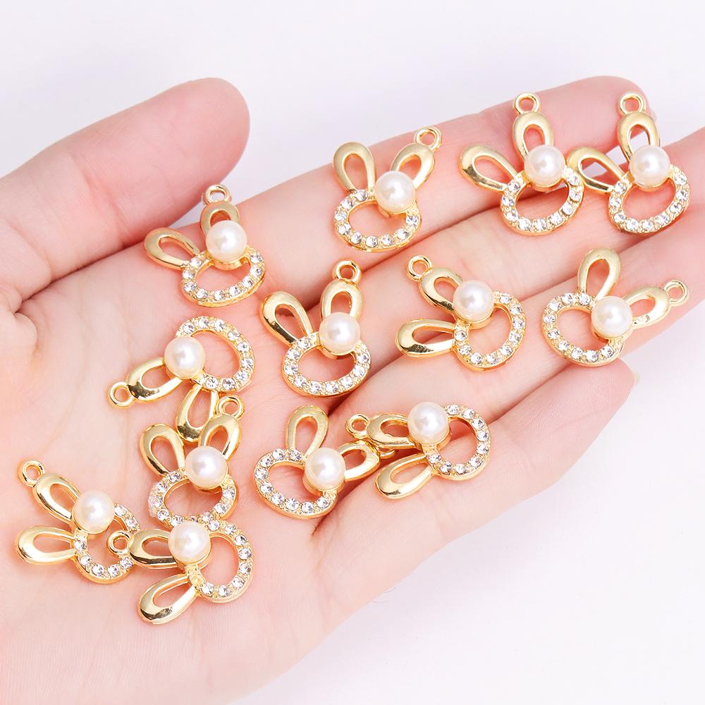 10Pcs Fashion Crystal Zircon Butterfly Pendant Women Exquisite Luxury Butterfly Charms Clavicle Necklace Jewelry DIY Accessories
