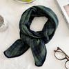 Silk scarf new literary idyllic bag headscarf headband scarf scarf small shawl fashion plaid triangle scarf tied waist
