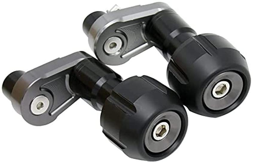 YUANYE Frame Slider Fairing Guard for Ninja 400 and Ninja Aluminum Alloy Adhesive 250, Anti-Tip (Red)