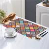 1pc Bohemian Style Printed Placemats, Durable for Home Kitchen Dining Tables