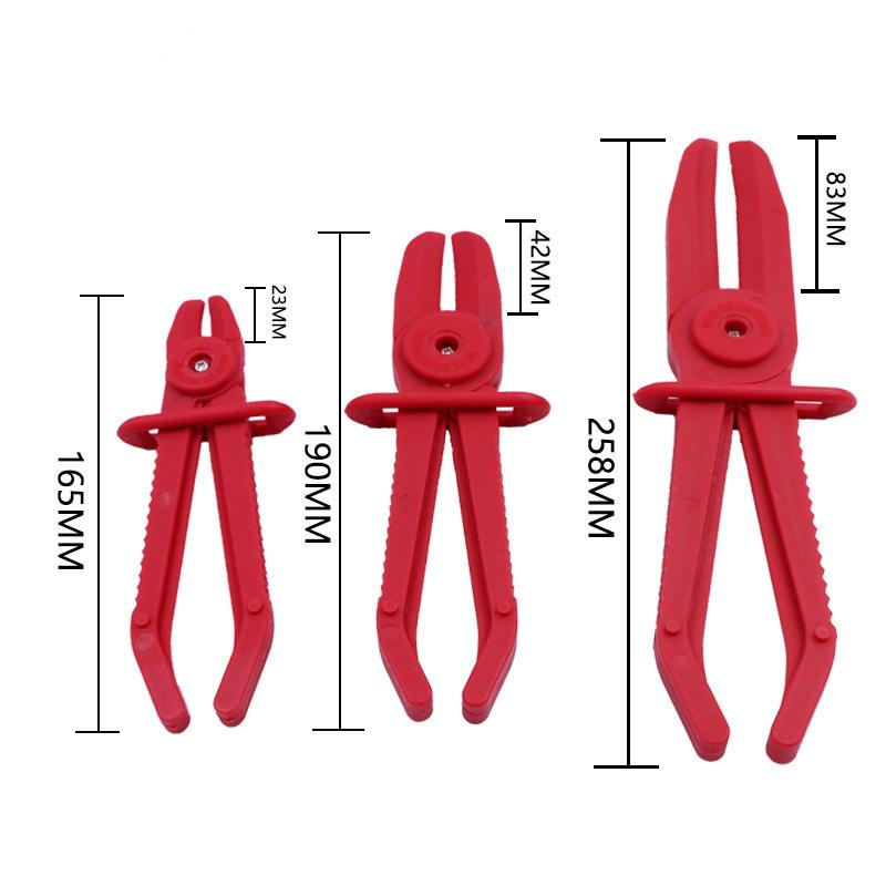 3Pcs Car Repair Tool Automotive Brake Fuel Water Line Clamp Removal Pliers Hose Cutter For Maintenance