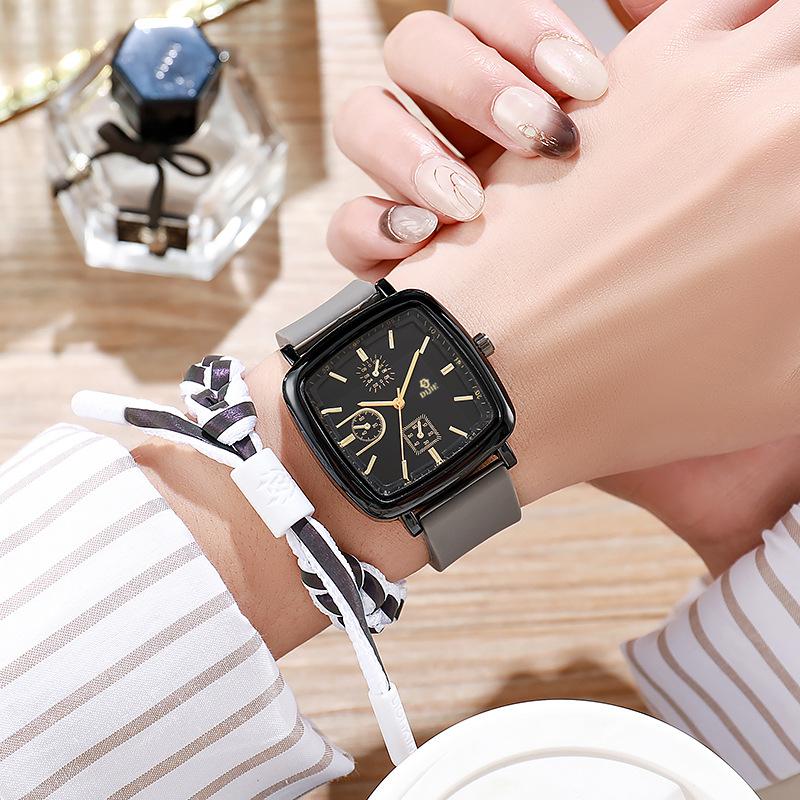 Stable And High-Value Test Watch Shows White, Advanced Sense, Niche Design, Square Unisex