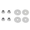 4SET Plastic Steel Mower Plastic Cover Electric Tool Compatible Lawnmower Blade Base