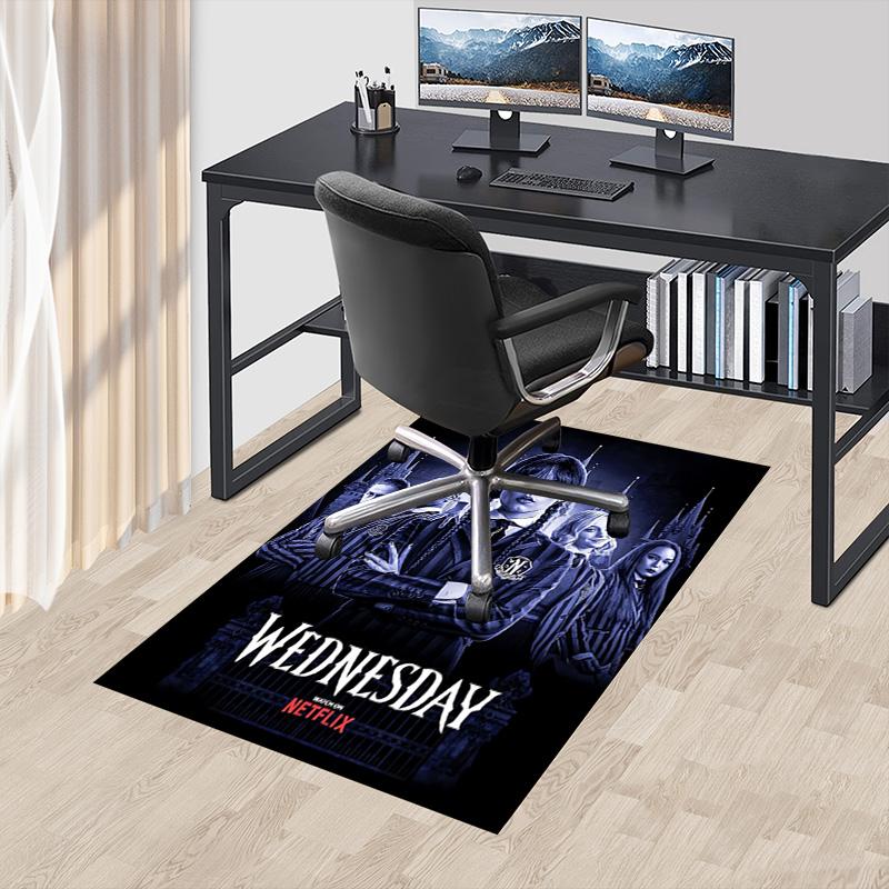Wednesday Addams Returns Carpet For Playroom Bedroom Living Room Sofa Home Decorkids Game Area Rug Nonslip Floor Mat