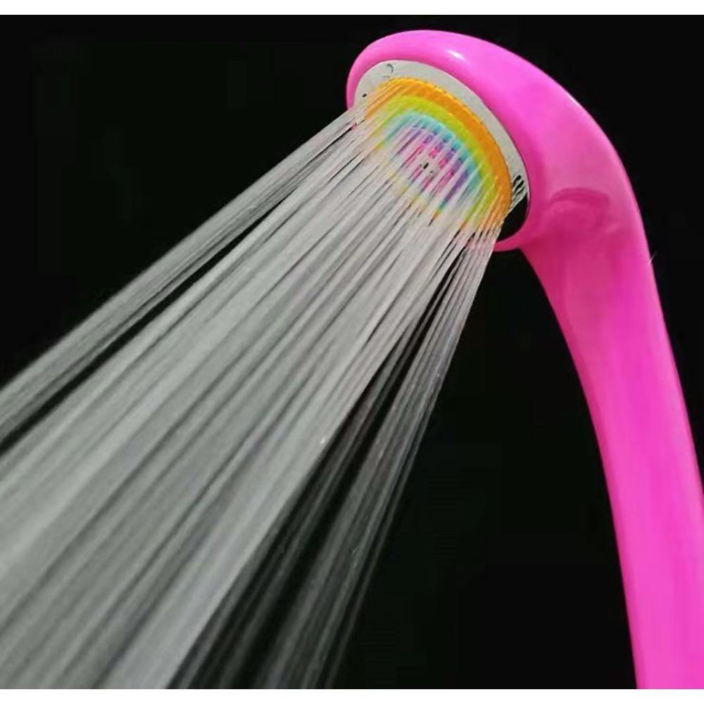Anti-drop Nozzle Supercharged Shower Nozzle Bath Universal Shower Head Set Shower Head Anti-blocking Colorful Shower
