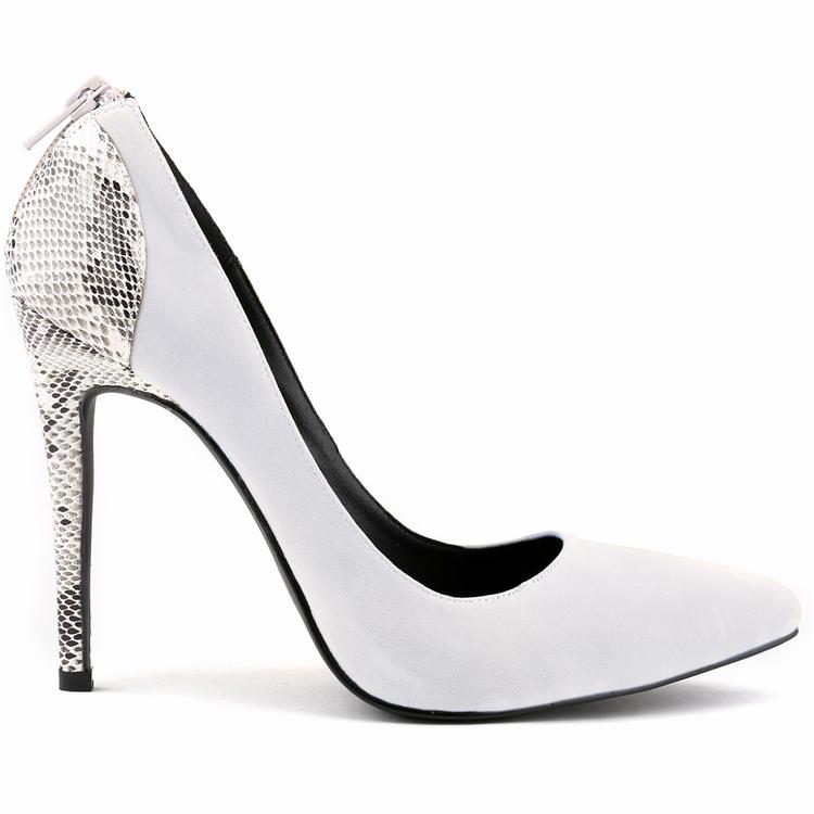 Women Pumps Fashion Classic Pointed Toes High Heels Shoes Pattern Embossed Wedding Party Shoes 35