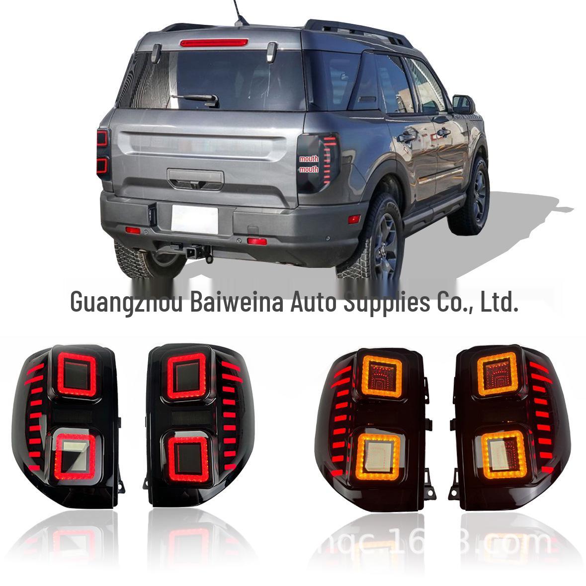 

Black Tail Light Assembly for 2020-2023 Ford Bronco Sport City Edition