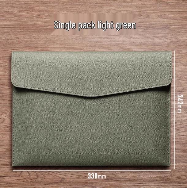 A4 Imitation Leather Waterproof Business File Bag & Receipt Folder