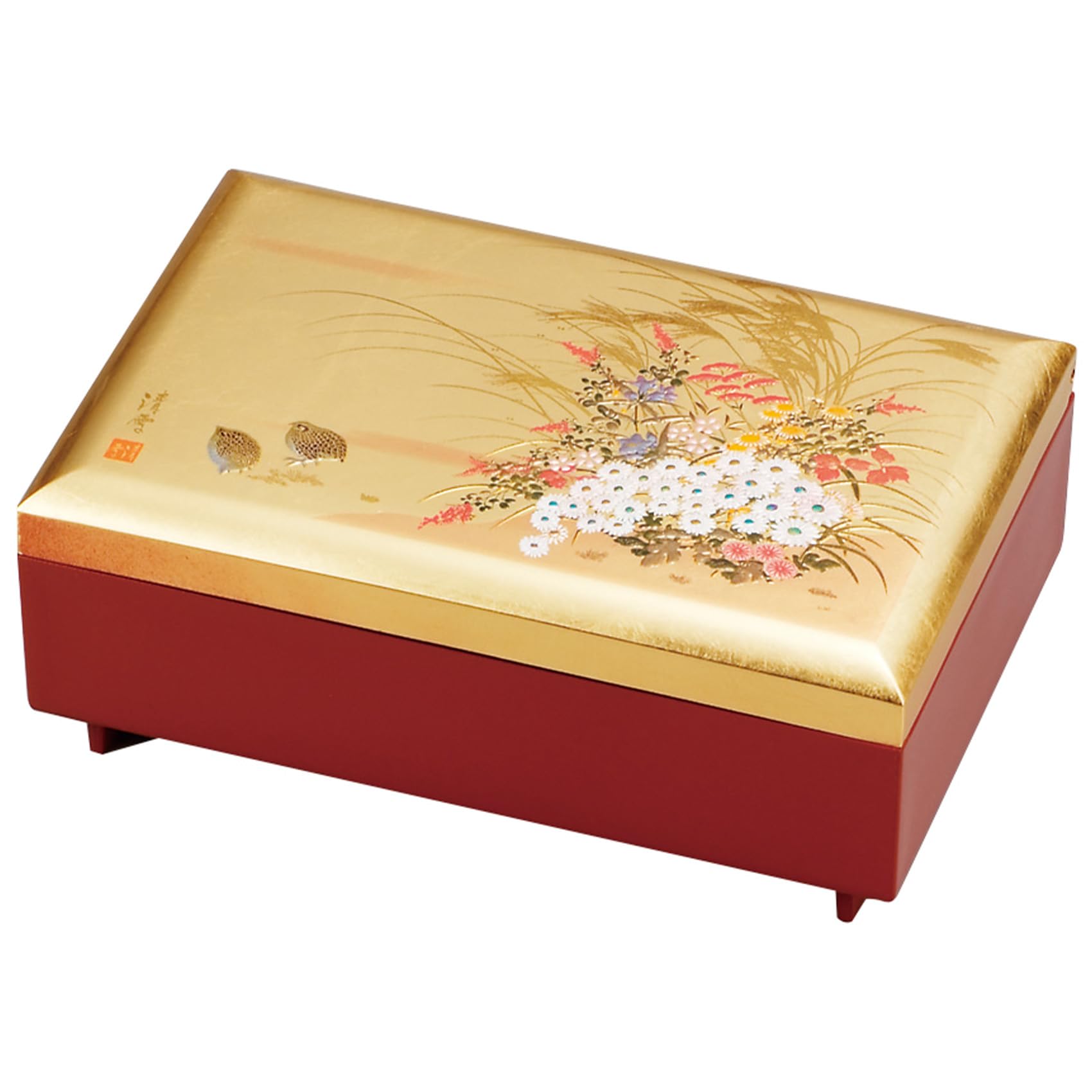 

Maeju Lacquerware Miyabi Takumi Jewelry Box with Music Box