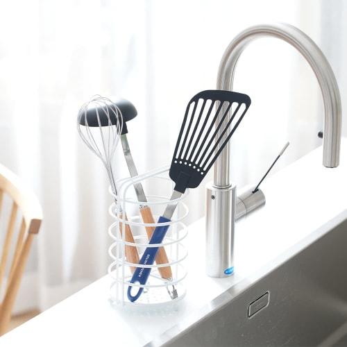 Pearl Metal Tool Stand, White, 18.5cm Tall, Bran Kitchen, HB-4445