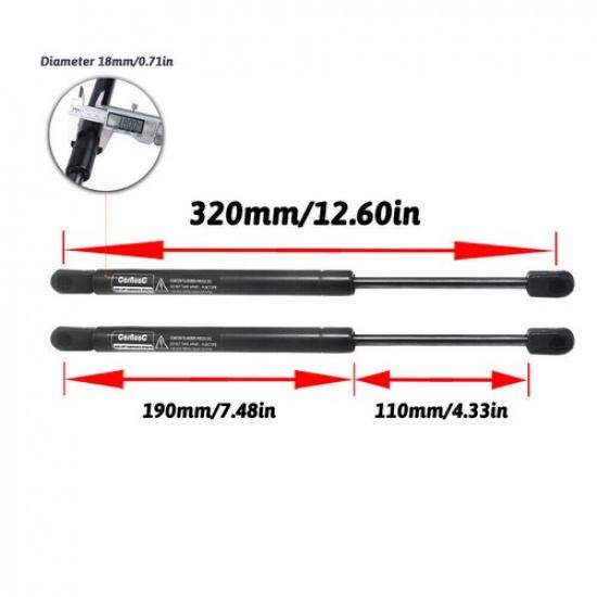 2X Front Hood Lift Support Gas Shock Struts For Infiniti G25 G35 G37 Sedan 6296