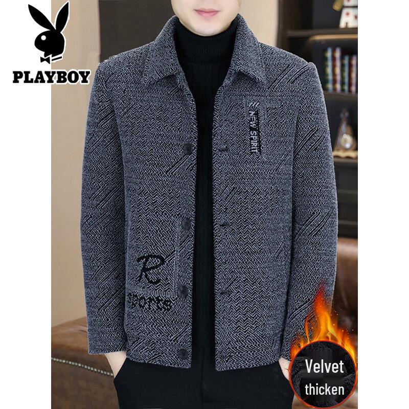 PLAYBOY Erkek Yaka Yün Karışımı Kışlık Ceket