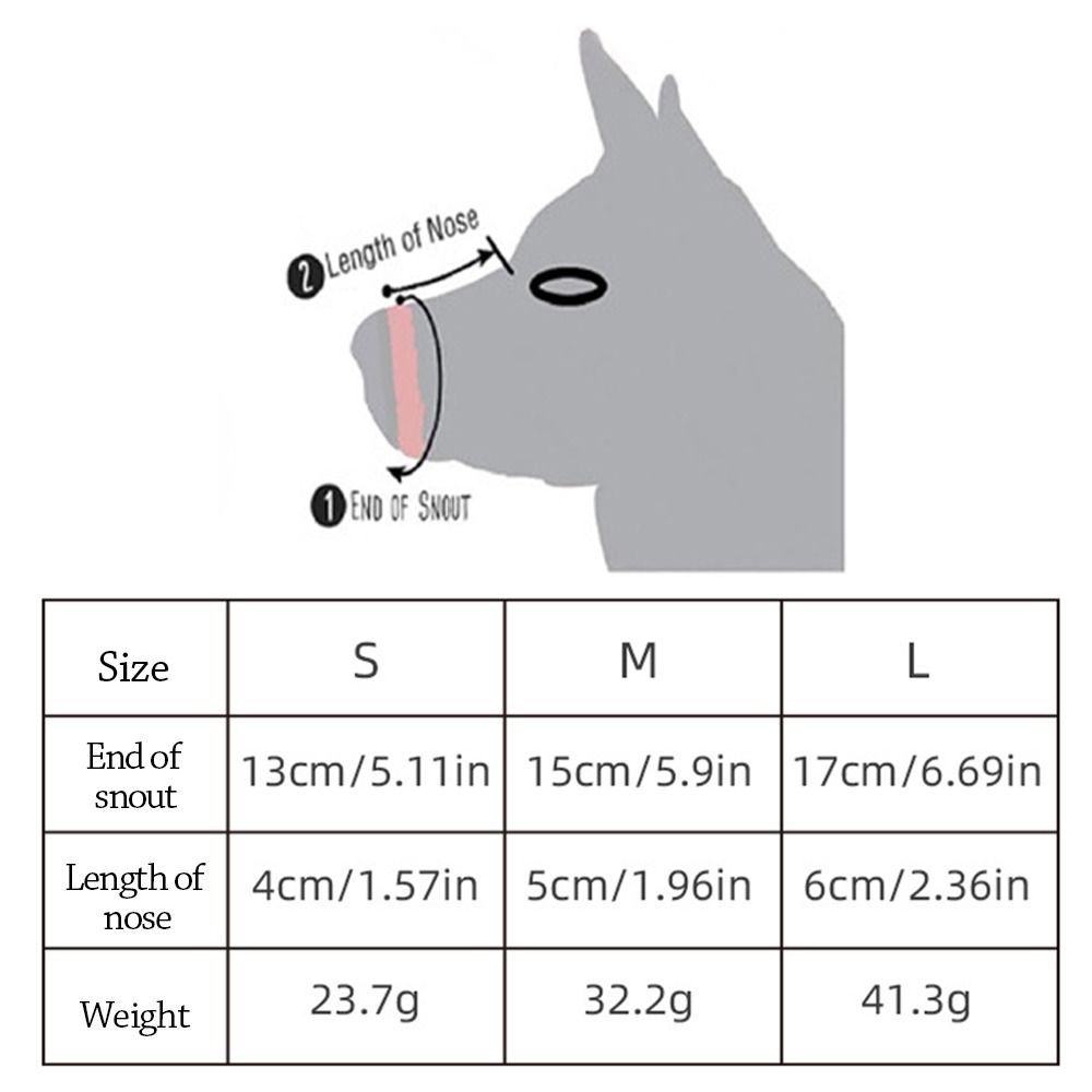 Duck Dog Mouth Muzzle TPR Pet Mouth Cover Cute Dog Mask  Small Large Dog