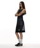 Partimento Woman Numbering Printed Mesh Dress_Navy