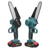 21V Portable Electric Pruning Saws Rechargeable Small Wood Spliting Chainsaw One-handed Woodworking Tool for Garden Orchard Branch Clip
