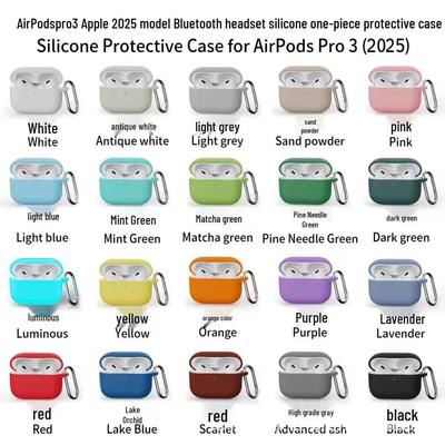 AirPods 3 Silicone Protective Case - Thickened Liquid Silicone Cover for Apple Pro 3rd Gen Earphones