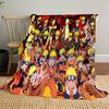 Japanese anime cartoon NARUTO famous Uzumaki Naruto blanket soft home furnishing nap decoration four seasons warm Sherpa blanket B5