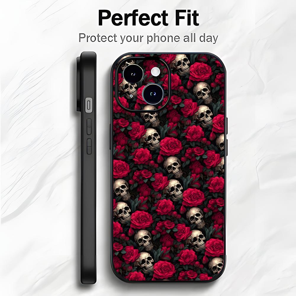 

Mexican C-Catrina Skull Abstract Art Phone Case Phone Case Soft Packaging Lightweight For iPhone17 16 15 14 13ProMax iphone12promax