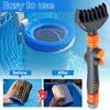 Swimming Pool Cartridge Filter Cleaner Brush Efficient Cleaning Hot Tub Change Filter with 6 Powerful Water Jets Handheld