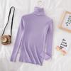 Women's High Neck Slim Fit Knitted Pullover Sweater - Long Sleeve Solid Base Layer for Autumn/Winter (2025 Bestseller)