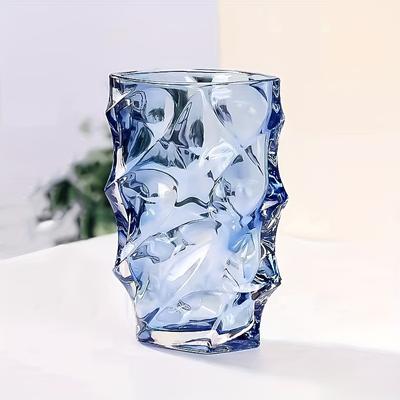 1ks Skleněná váza Ornament Vintage Premium Sense Květinová váza Sušený květinový dekor Květinová váza Jaro Léto Domácí Dekor