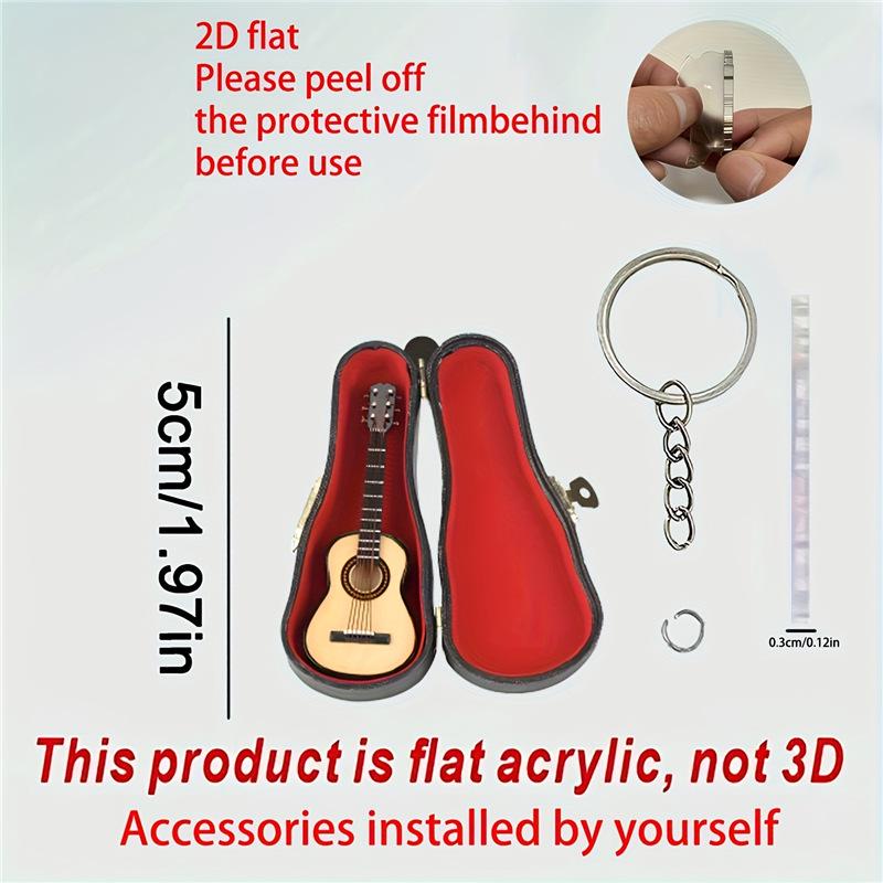 

Акриловое украшение для подвешивания в машину в виде гитары Standard