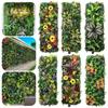 Flower Artificial Eucalyptus Carpet UV Protection Artificial Fern Grass  Privacy Screen