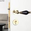 Metal Ceramic Indoor Door Lock Silent Lock Safety Split Locks Magnetic Lock Door Handle Door Furniture Hardware Accessories Tool