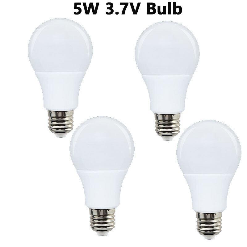 E27 DC 3.7V Niederspannungs-Glühbirne 5W LED Energiesparlampe Kugelförmige LED-Lampe mit hoher Helligkeit Licht Heimbeleuchtung Dekoratives Licht
