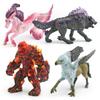 Realistische Westerse Mythologie Magma Golem Schaduwwolf Griffioen Zeepaardje Model Speelgoed Collectie