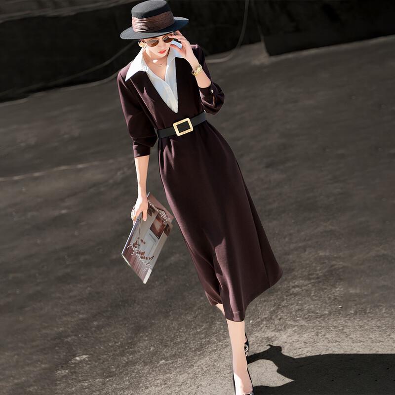 Elegant Sleeveless Shirt & V-neck Dress Two-Piece Set