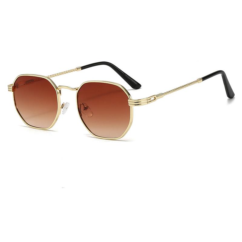 

Trend Retro Small Polygon Sunglasses Women Men Metal UV400 Sun Glasses Anti-Glare UV400 Goggles Car Driving Unisex Eyewear 2026 No Box