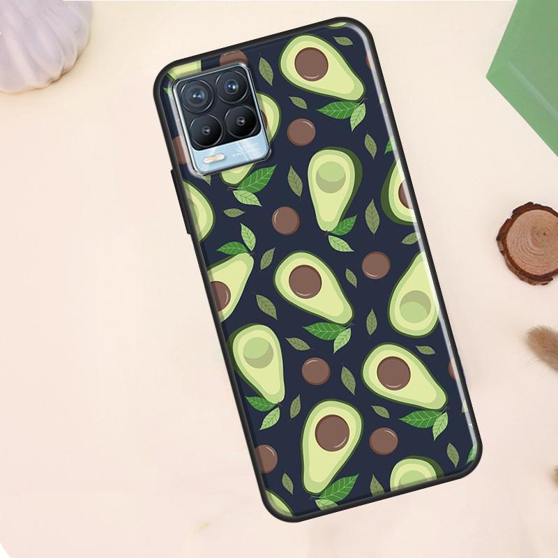 Lovely Avocado Case For Realme C55 C53 C33 C63 C61 C51 C65 C67 C71 C75 11 12 13 14 15 Pro Plus GT6 GT7 Pro