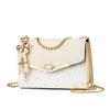 Ladies Fashion Crossbody Small Square Bag Girls Shoulder Bag Feminine Cross Square Tassel Pendant Sequins Embellished