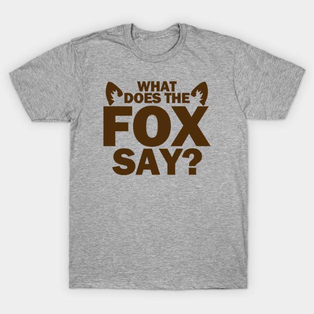 Unisex Fashion TShirt What Does The Fox Say Print TShirt Plus Size S-5XL T-Shirt 100%Cotton Tops O Neck Short Sleeve Tees
