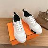Aijia men's leather sports and leisure shoes with thin straps couple models 2024 summer new versatile foreign trade shoes high-end