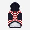 KINIKINI CHECKERBOARD HOODIE ZIPUP-RED (Hooded Zip-up)