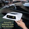 Adjustable Content Solar Powered Roof Sentinel Lights Waterproof Design No Wiring Required Devil's Eye Car Decorative Lights