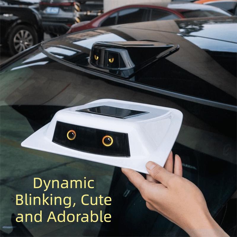 Adjustable Content Solar Powered Roof Sentinel Lights Waterproof Design No Wiring Required Devil's Eye Car Decorative Lights