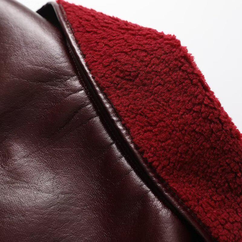 2024 Winter Women's Fashion Double-Sided Lapel Jacket - European & American Style