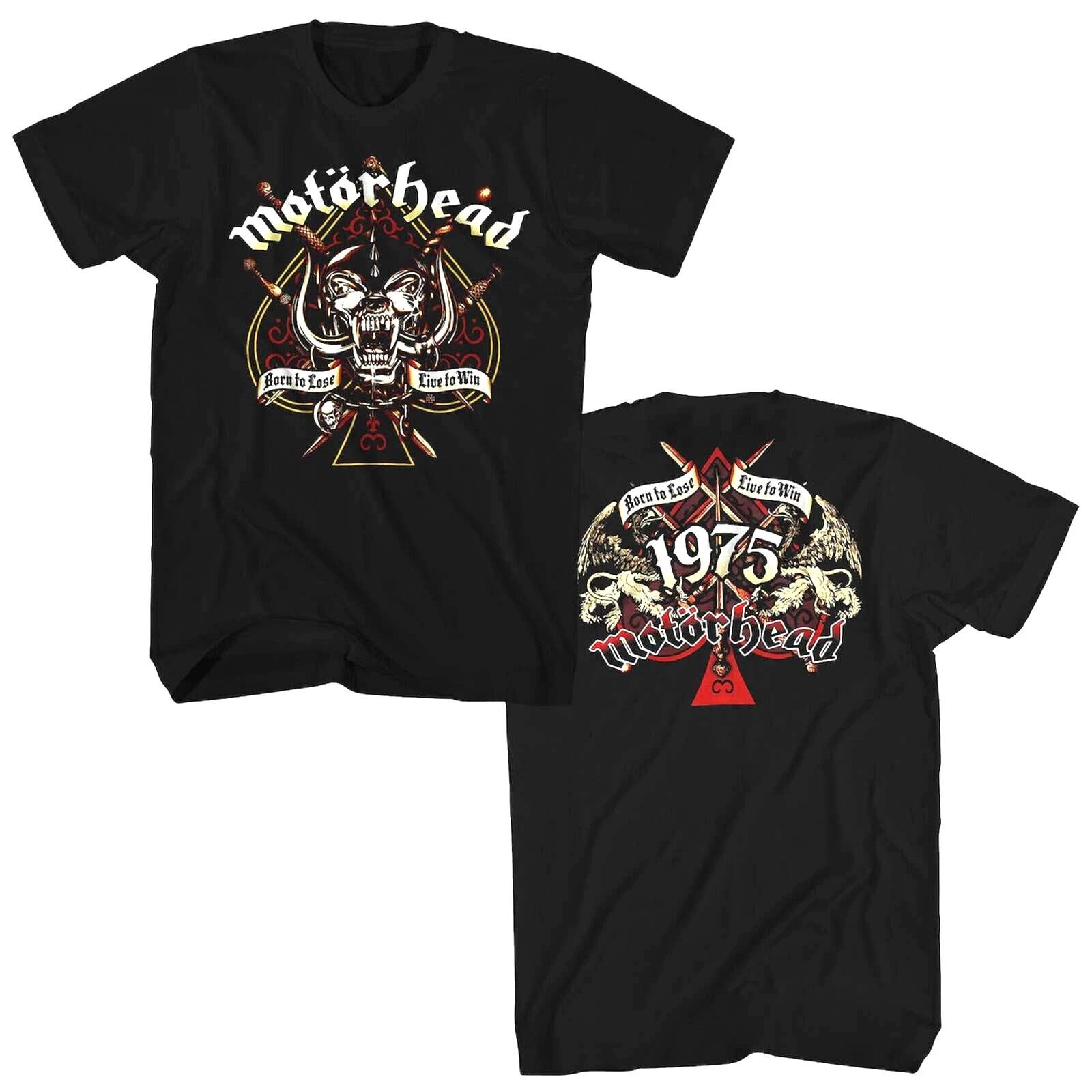 MOTORHEAD cd lgo 1975 SWORD SPADE Official SHIRT LG New born to lose live to win L