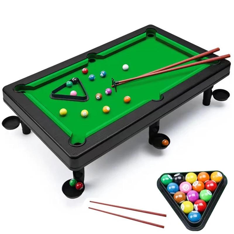 Mini Pool Table Game Tabletop Desktop Sports Billiards Board Party Game Mini Tabletop Set Speelgoedcadeau Voor Ouder Interactive
