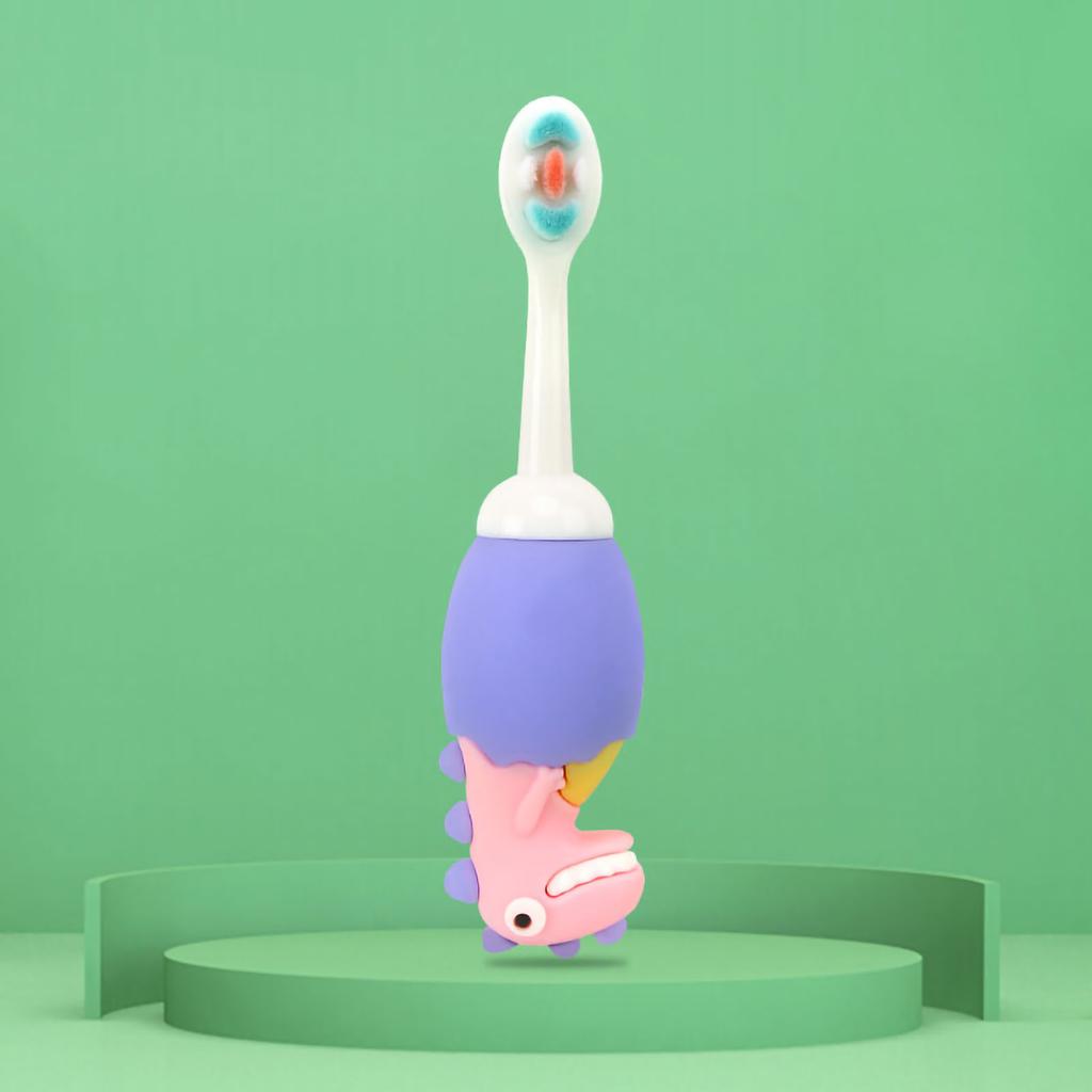 Kid Soft Brush Hair Toothbrush Cartoon Cute Dental Care Stain Removal Deep Clean Child Toothbrush